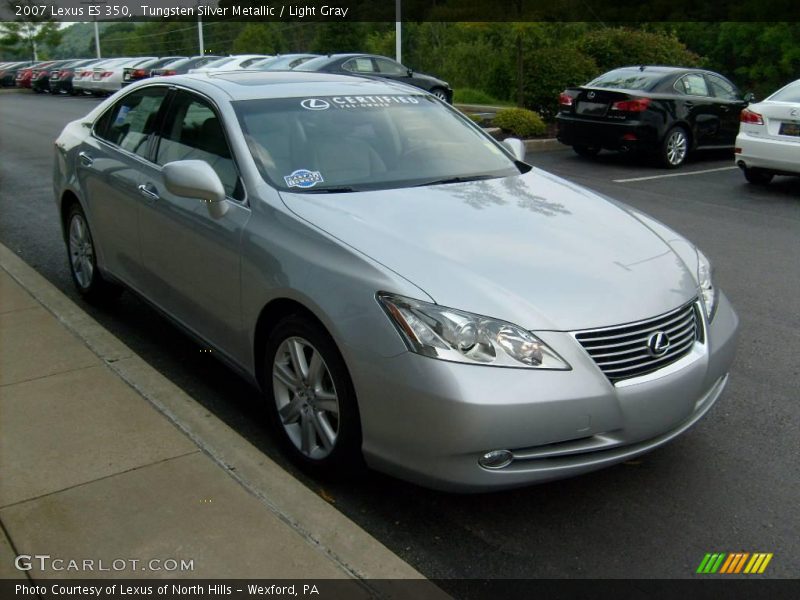 Tungsten Silver Metallic / Light Gray 2007 Lexus ES 350