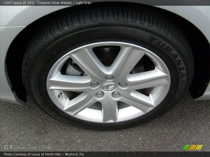 Tungsten Silver Metallic / Light Gray 2007 Lexus ES 350