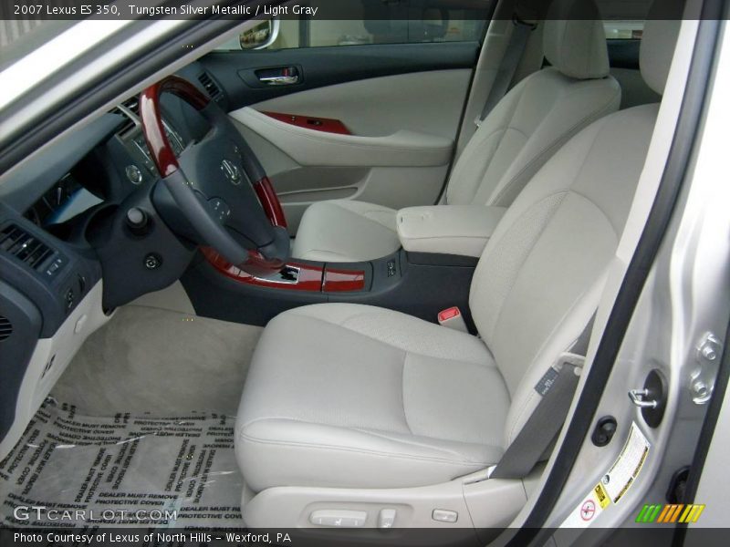 Tungsten Silver Metallic / Light Gray 2007 Lexus ES 350