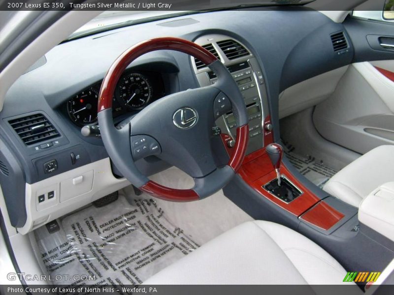 Tungsten Silver Metallic / Light Gray 2007 Lexus ES 350