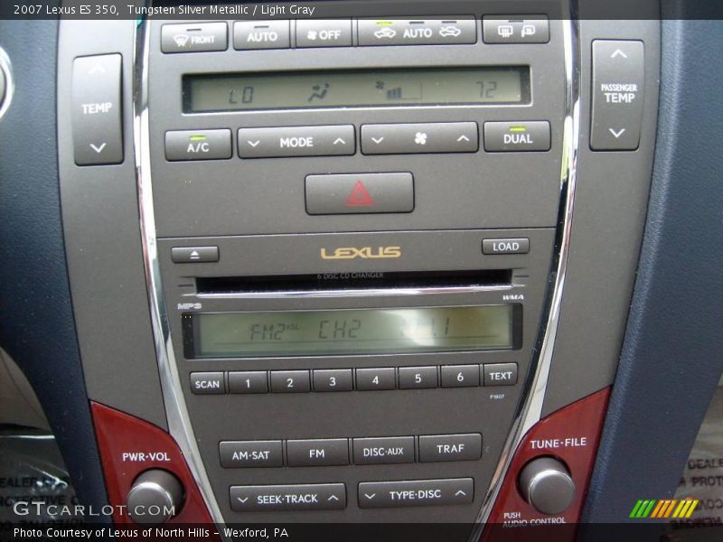 Tungsten Silver Metallic / Light Gray 2007 Lexus ES 350