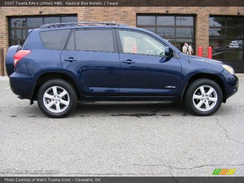 Nautical Blue Metallic / Taupe 2007 Toyota RAV4 Limited 4WD