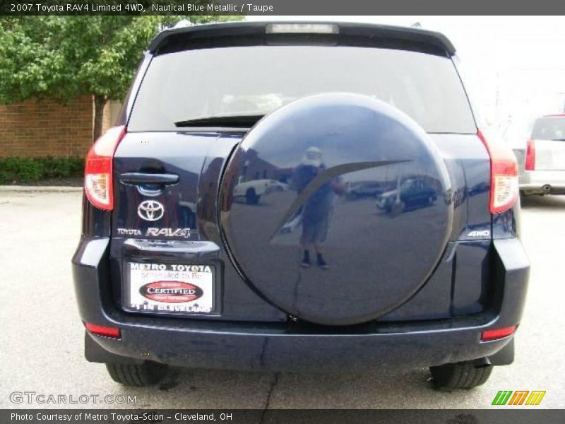Nautical Blue Metallic / Taupe 2007 Toyota RAV4 Limited 4WD