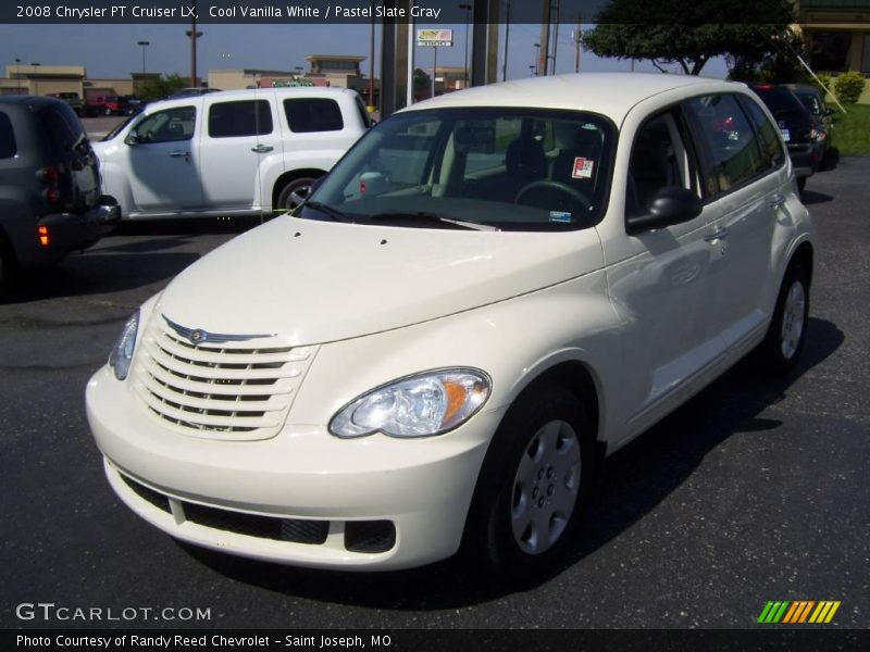 Cool Vanilla White / Pastel Slate Gray 2008 Chrysler PT Cruiser LX