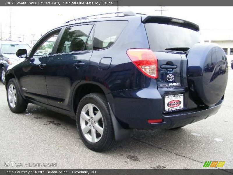 Nautical Blue Metallic / Taupe 2007 Toyota RAV4 Limited 4WD