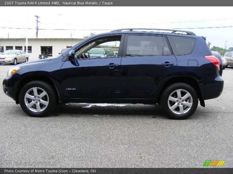 Nautical Blue Metallic / Taupe 2007 Toyota RAV4 Limited 4WD