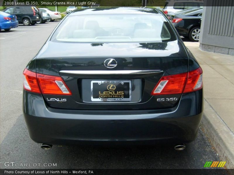 Smoky Granite Mica / Light Gray 2008 Lexus ES 350