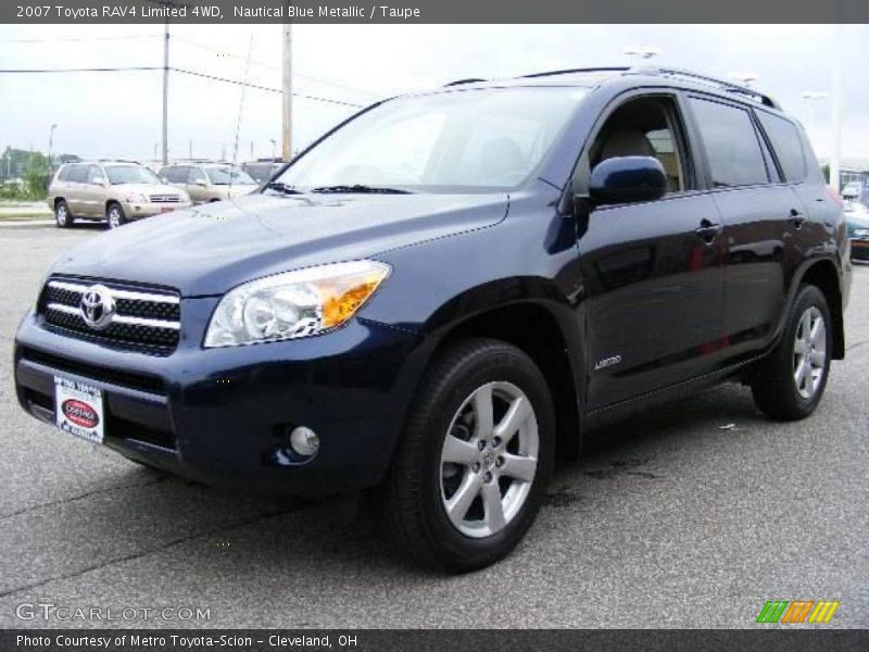 Nautical Blue Metallic / Taupe 2007 Toyota RAV4 Limited 4WD