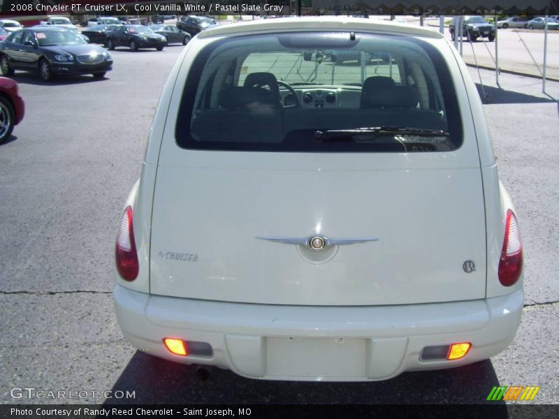 Cool Vanilla White / Pastel Slate Gray 2008 Chrysler PT Cruiser LX