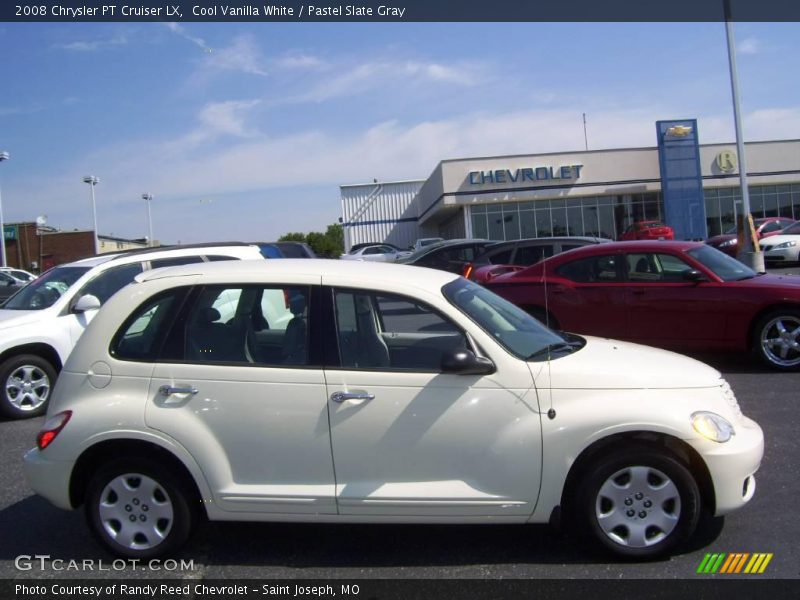 Cool Vanilla White / Pastel Slate Gray 2008 Chrysler PT Cruiser LX