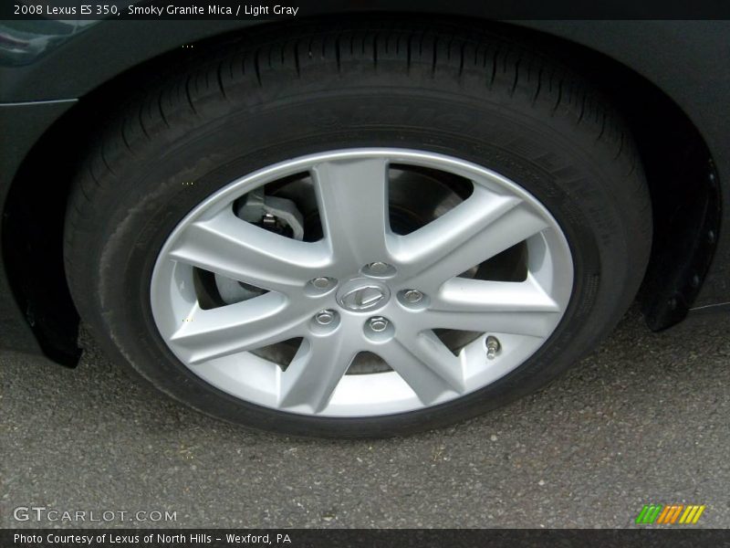 Smoky Granite Mica / Light Gray 2008 Lexus ES 350