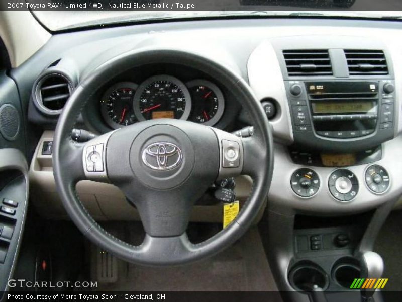 Nautical Blue Metallic / Taupe 2007 Toyota RAV4 Limited 4WD