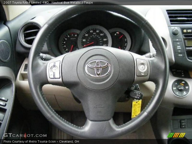 Nautical Blue Metallic / Taupe 2007 Toyota RAV4 Limited 4WD