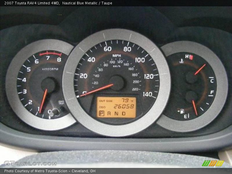 Nautical Blue Metallic / Taupe 2007 Toyota RAV4 Limited 4WD