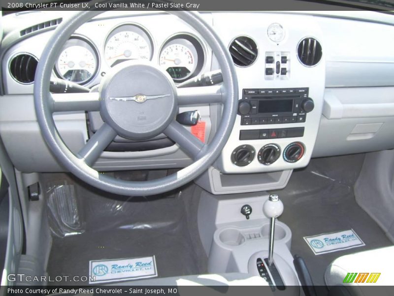 Cool Vanilla White / Pastel Slate Gray 2008 Chrysler PT Cruiser LX