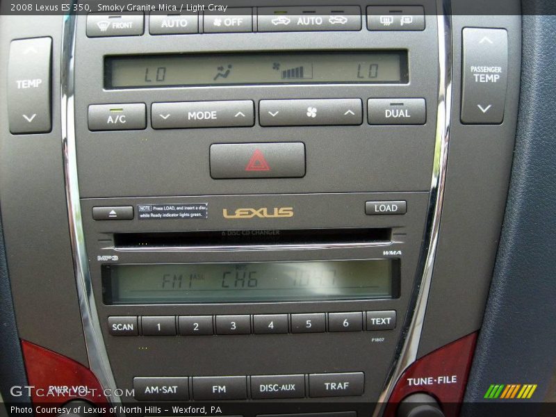 Smoky Granite Mica / Light Gray 2008 Lexus ES 350