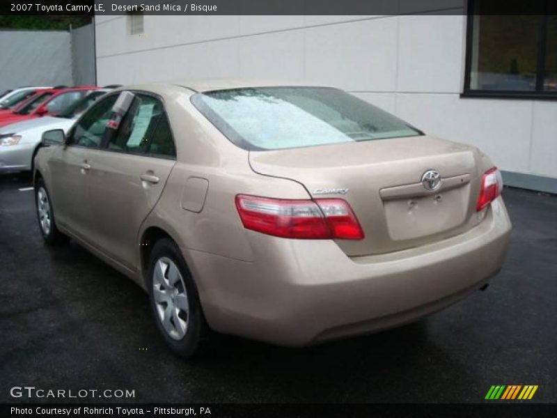 Desert Sand Mica / Bisque 2007 Toyota Camry LE