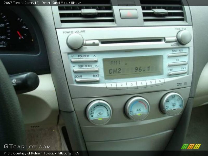 Desert Sand Mica / Bisque 2007 Toyota Camry LE
