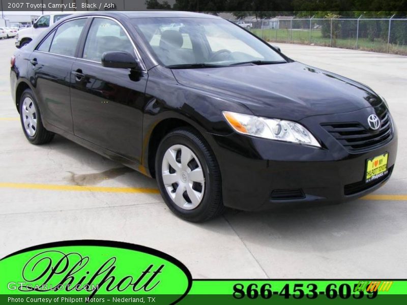 Black / Ash 2007 Toyota Camry LE