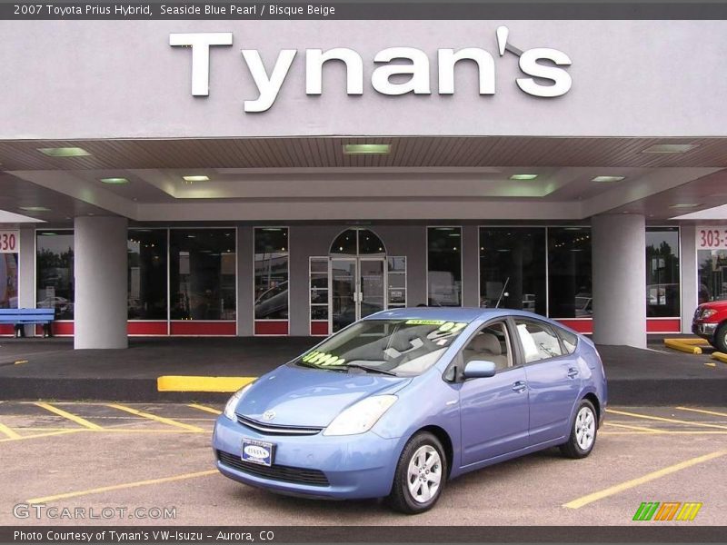 Seaside Blue Pearl / Bisque Beige 2007 Toyota Prius Hybrid