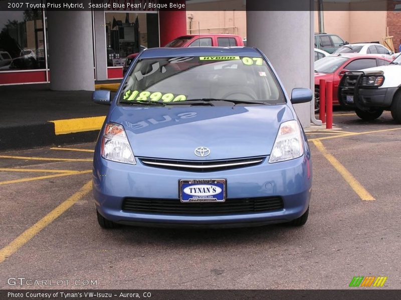 Seaside Blue Pearl / Bisque Beige 2007 Toyota Prius Hybrid