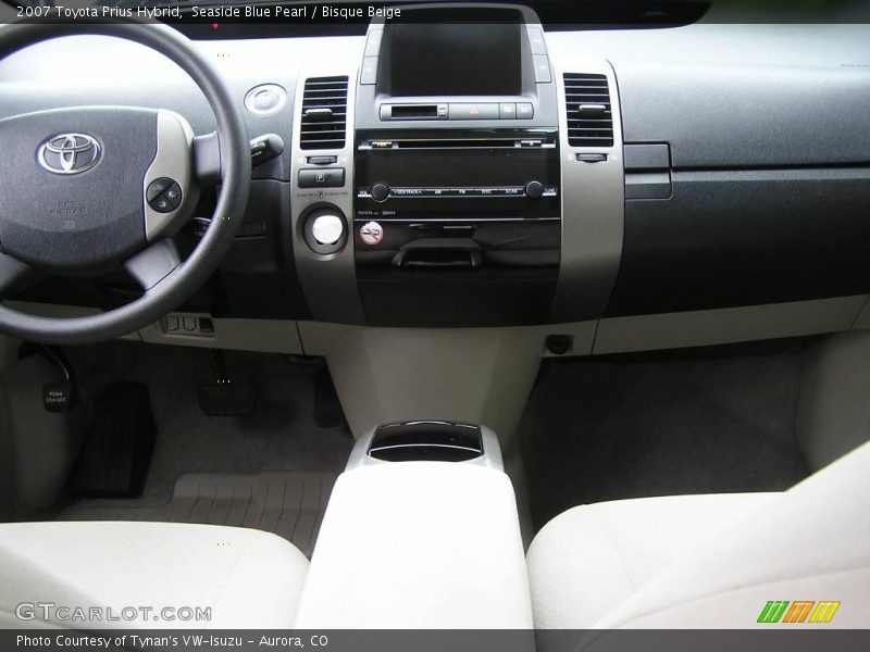 Seaside Blue Pearl / Bisque Beige 2007 Toyota Prius Hybrid