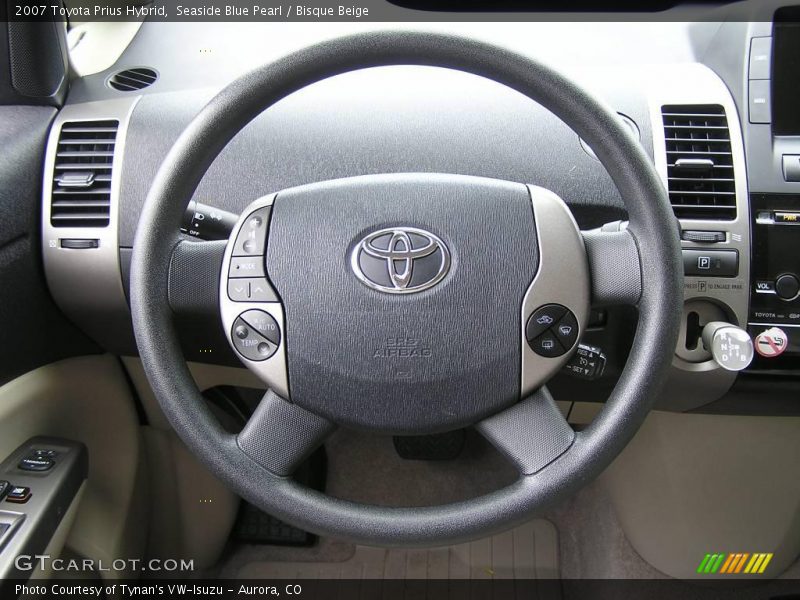 Seaside Blue Pearl / Bisque Beige 2007 Toyota Prius Hybrid