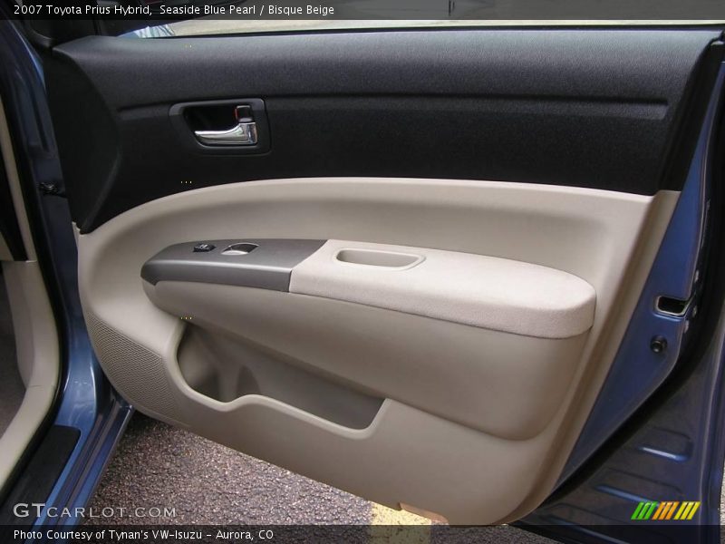 Seaside Blue Pearl / Bisque Beige 2007 Toyota Prius Hybrid