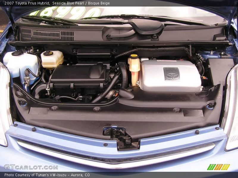 Seaside Blue Pearl / Bisque Beige 2007 Toyota Prius Hybrid