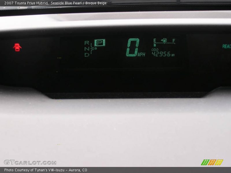 Seaside Blue Pearl / Bisque Beige 2007 Toyota Prius Hybrid