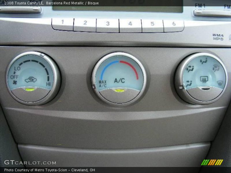 Barcelona Red Metallic / Bisque 2008 Toyota Camry LE