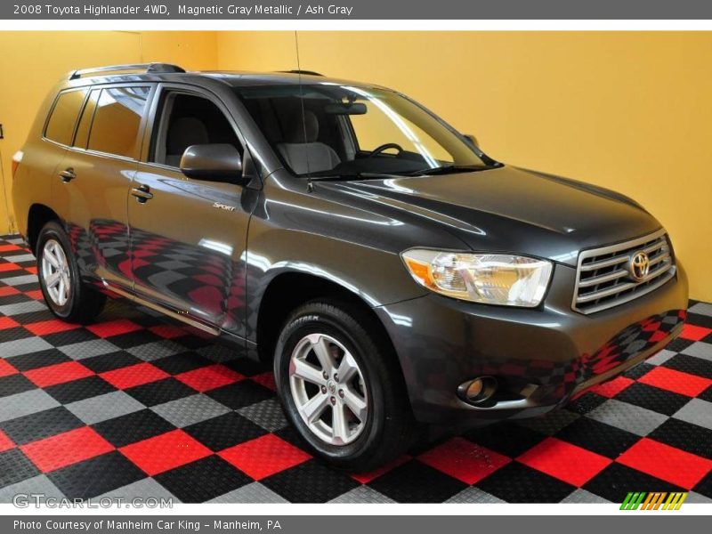 Magnetic Gray Metallic / Ash Gray 2008 Toyota Highlander 4WD
