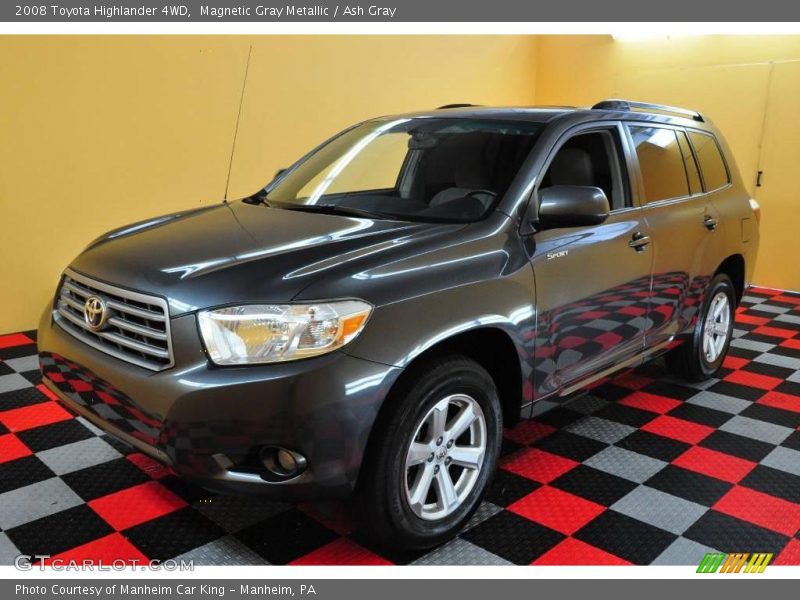 Magnetic Gray Metallic / Ash Gray 2008 Toyota Highlander 4WD