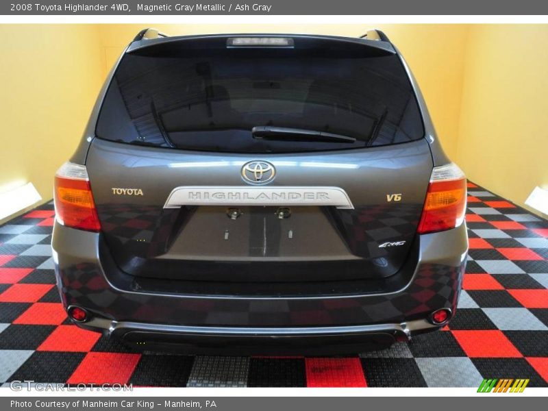 Magnetic Gray Metallic / Ash Gray 2008 Toyota Highlander 4WD