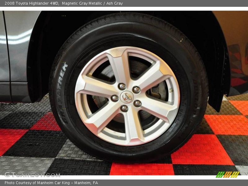 Magnetic Gray Metallic / Ash Gray 2008 Toyota Highlander 4WD