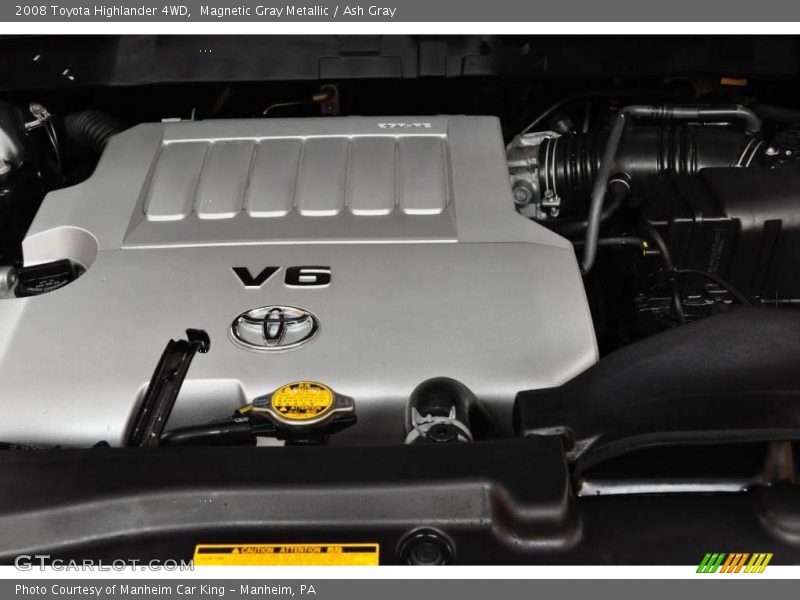 Magnetic Gray Metallic / Ash Gray 2008 Toyota Highlander 4WD