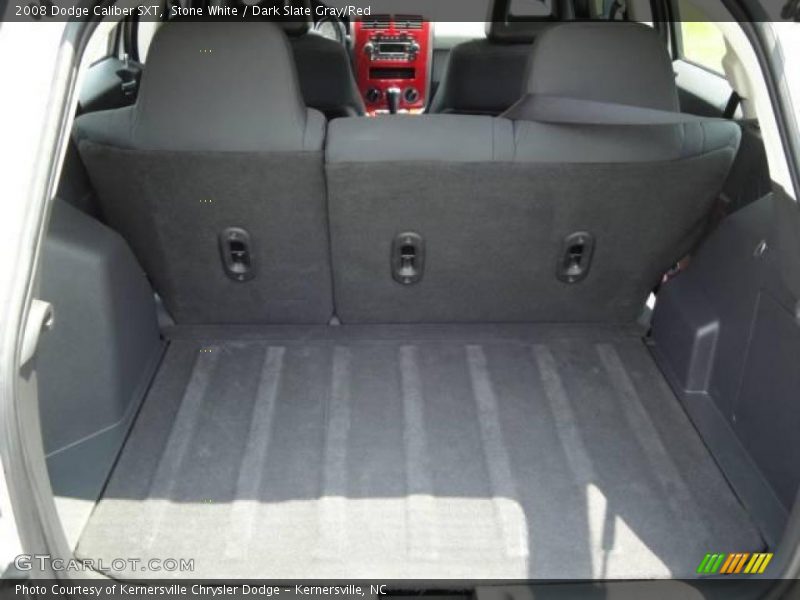 Stone White / Dark Slate Gray/Red 2008 Dodge Caliber SXT