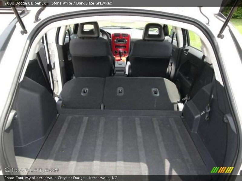 Stone White / Dark Slate Gray/Red 2008 Dodge Caliber SXT