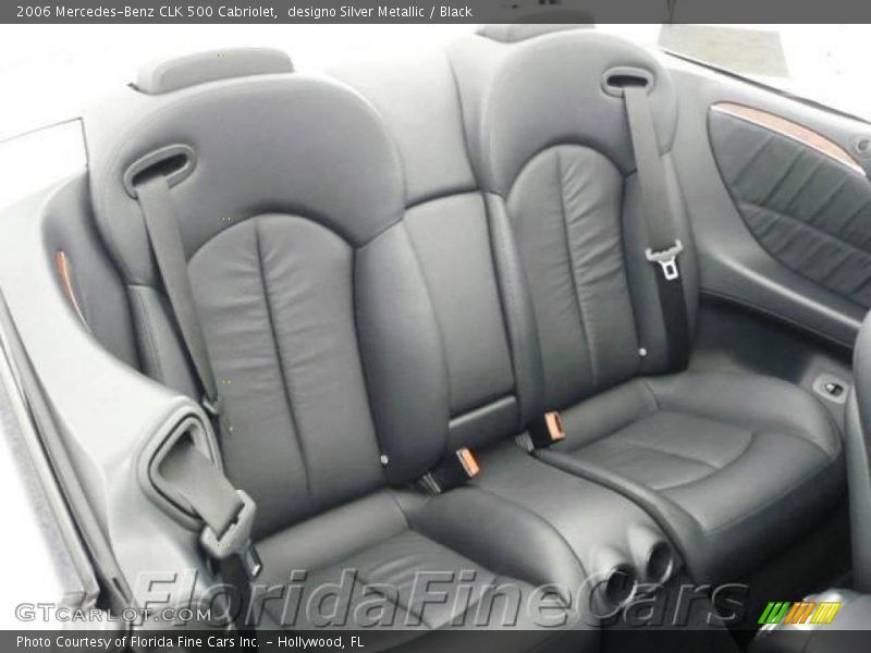 designo Silver Metallic / Black 2006 Mercedes-Benz CLK 500 Cabriolet