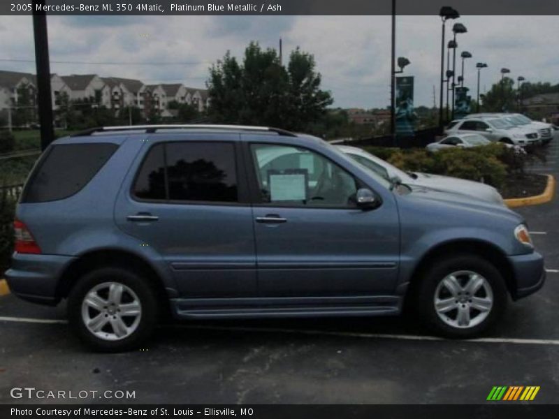 Platinum Blue Metallic / Ash 2005 Mercedes-Benz ML 350 4Matic