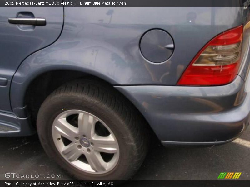 Platinum Blue Metallic / Ash 2005 Mercedes-Benz ML 350 4Matic