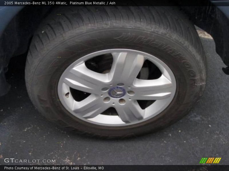 Platinum Blue Metallic / Ash 2005 Mercedes-Benz ML 350 4Matic