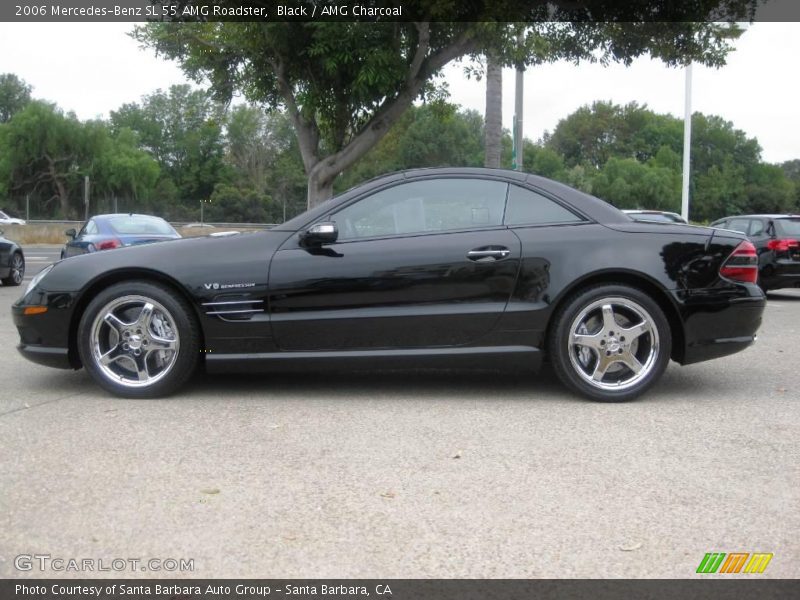 Black / AMG Charcoal 2006 Mercedes-Benz SL 55 AMG Roadster