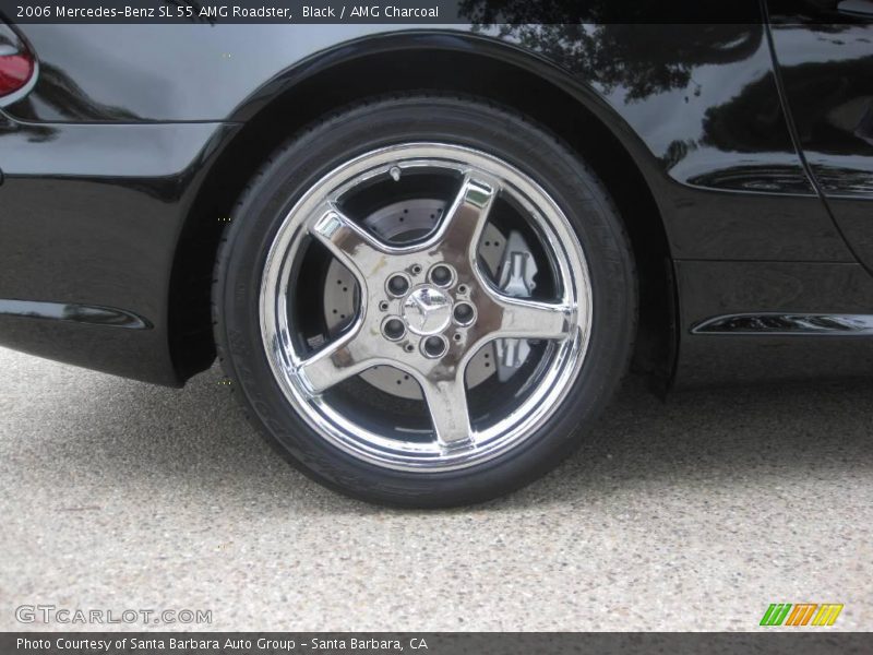 Black / AMG Charcoal 2006 Mercedes-Benz SL 55 AMG Roadster