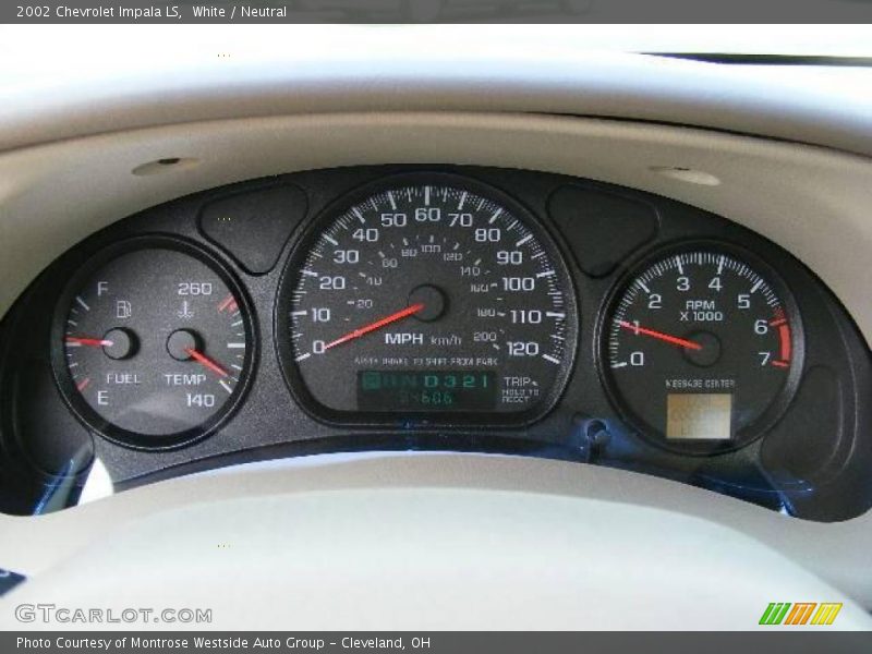 White / Neutral 2002 Chevrolet Impala LS