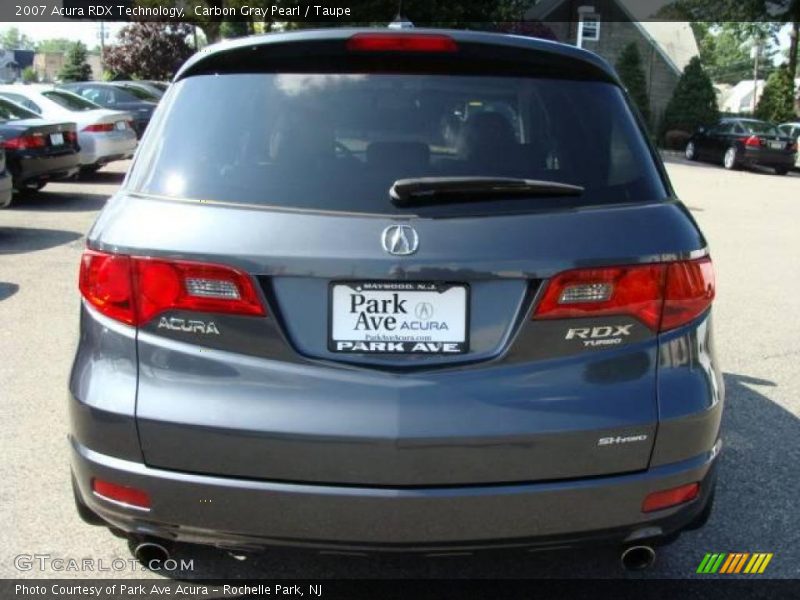 Carbon Gray Pearl / Taupe 2007 Acura RDX Technology