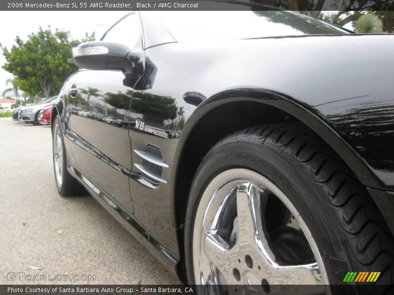 Black / AMG Charcoal 2006 Mercedes-Benz SL 55 AMG Roadster