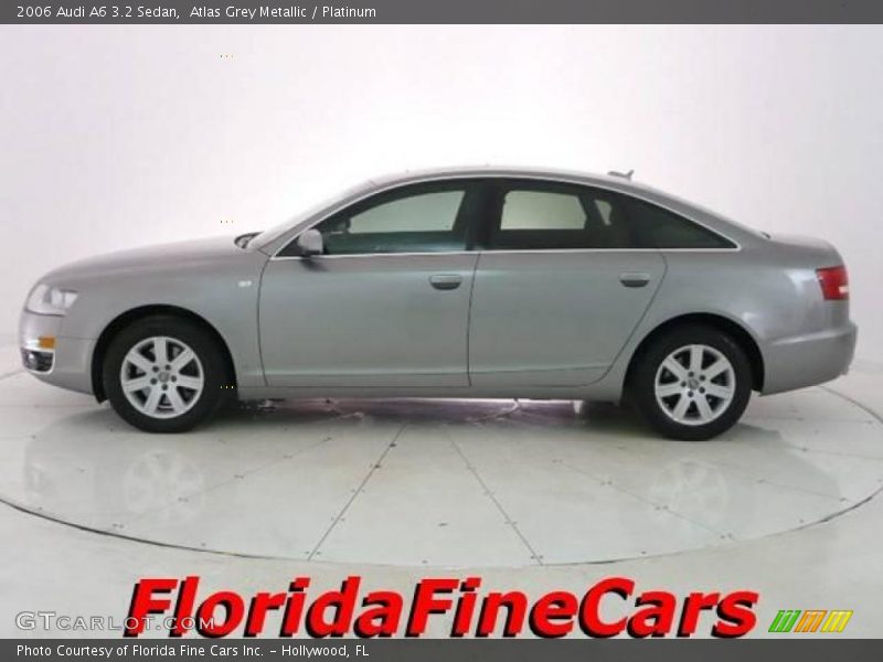 Atlas Grey Metallic / Platinum 2006 Audi A6 3.2 Sedan