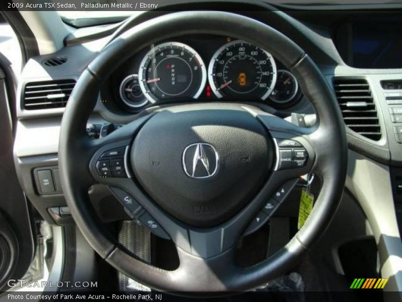 Palladium Metallic / Ebony 2009 Acura TSX Sedan