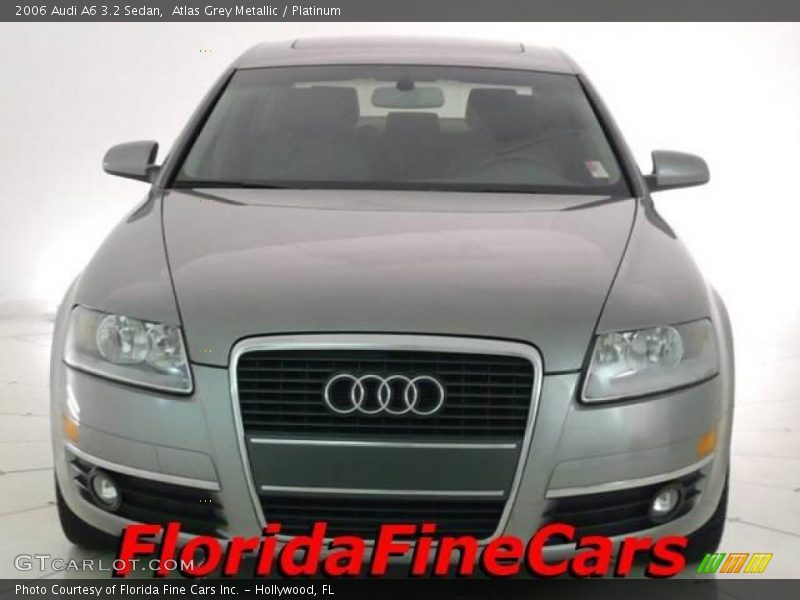 Atlas Grey Metallic / Platinum 2006 Audi A6 3.2 Sedan